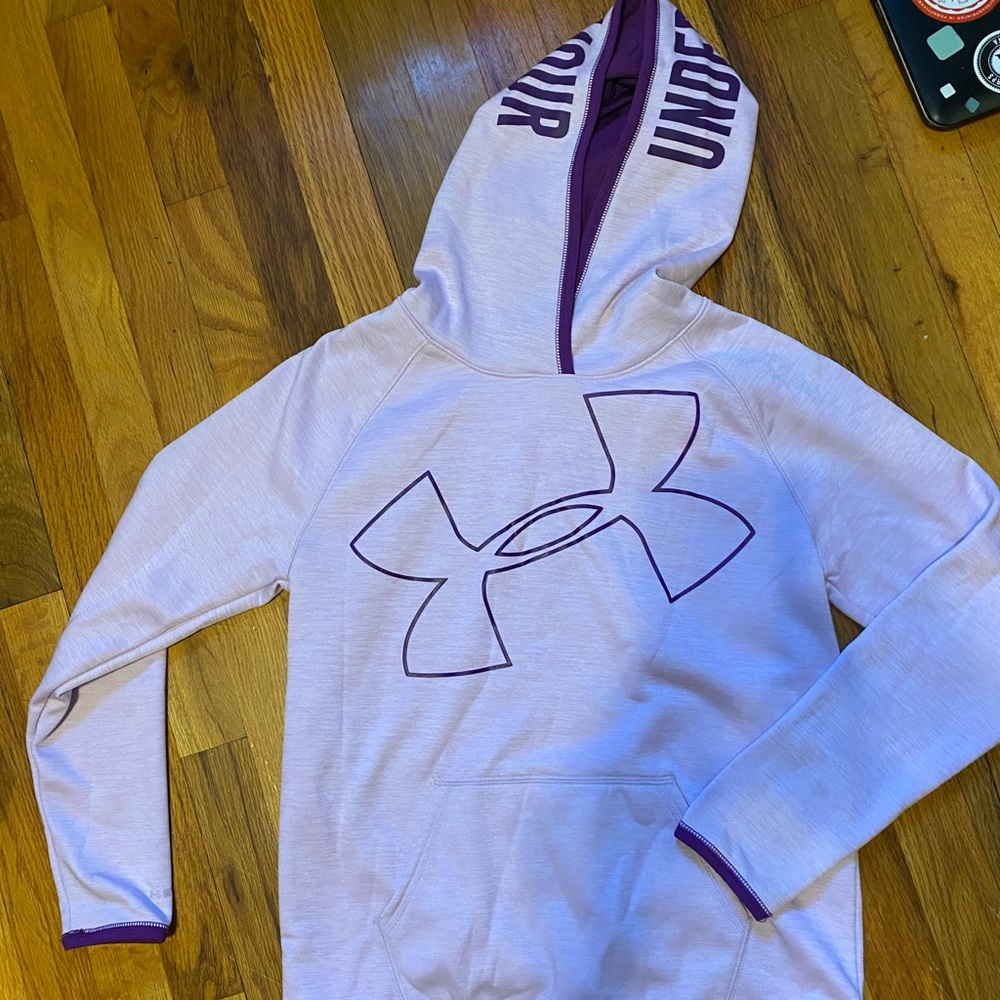 Light purple under armour hoodie